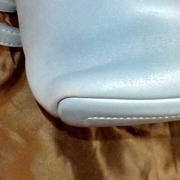 Vintage Coach Legacy Backpack in Light Blue - Picture 15 of 16